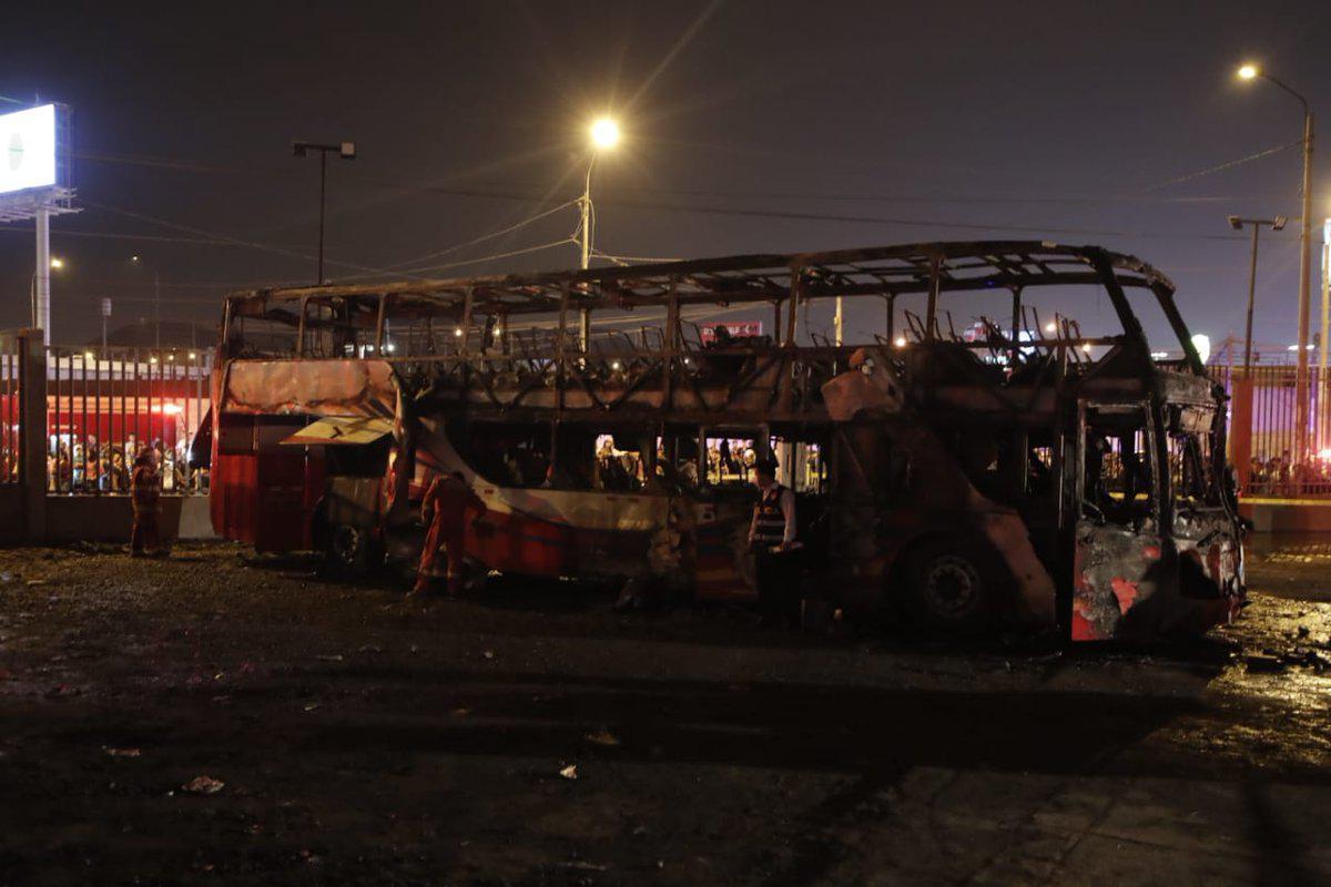 Peru’da otobüste yangın: 20 ölü