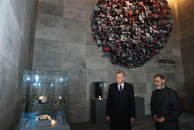 Cumhurbaşkanı Erdoğan’dan Hafıza 15 Temmuz Müzesi’ne ziyaret