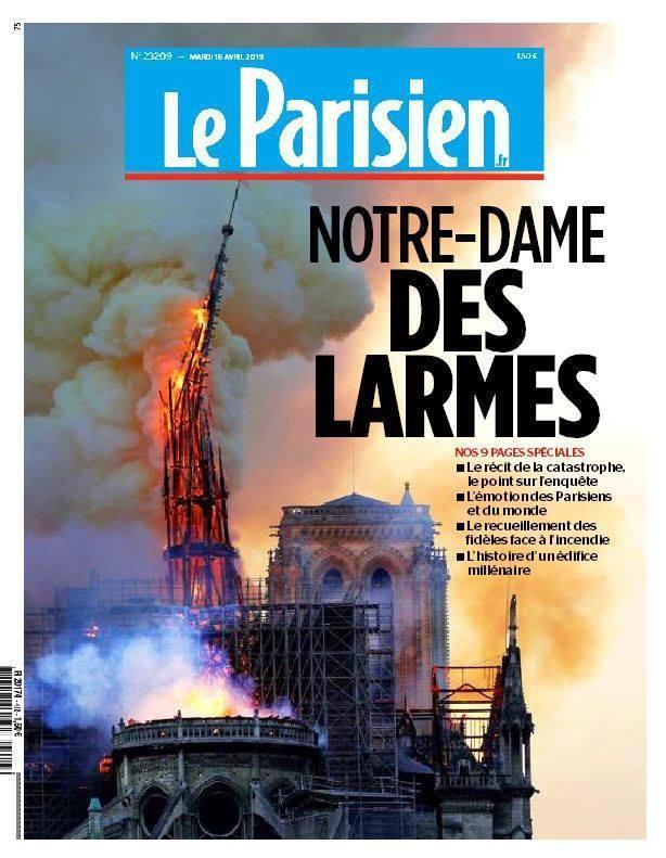 Paris’te Notre Dame Katedrali’nde yangın