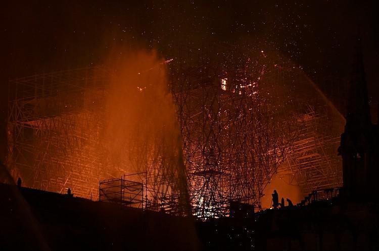 Paris’te Notre Dame Katedrali’nde yangın