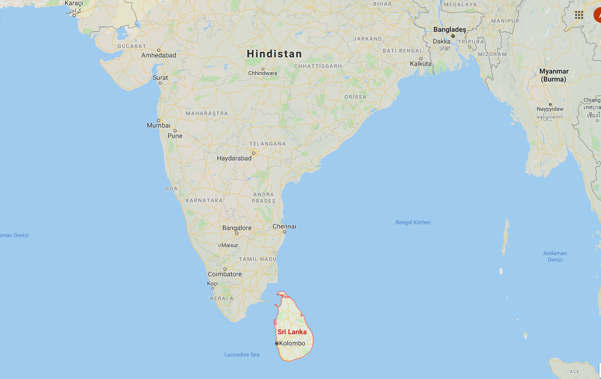 Sri Lanka nerededir, başkenti neresidir Sri Lankada gezilecek yerler