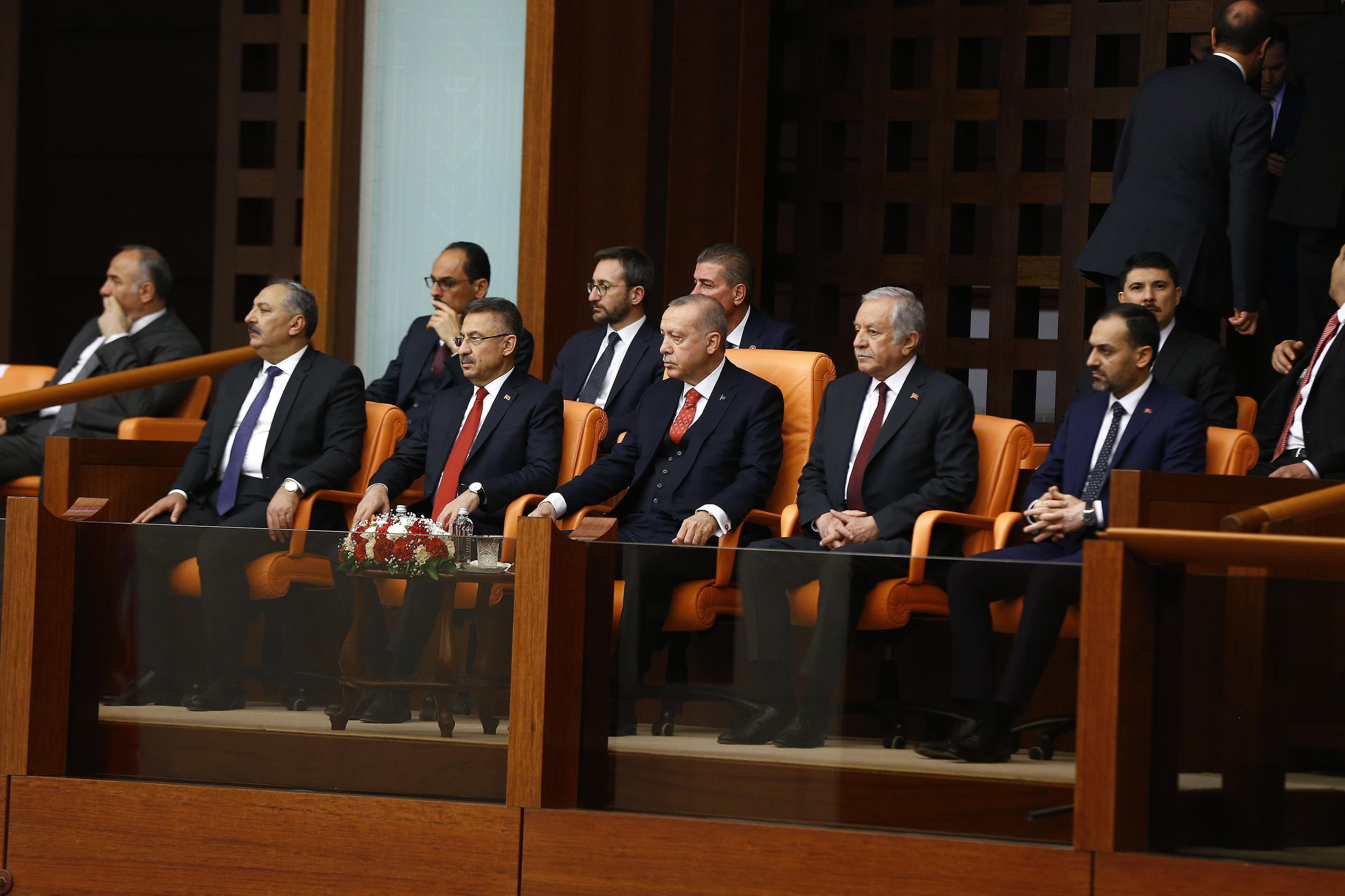 Cumhurbaşkanı Erdoğandan HDP tepkisi Oturumdan ayrıldı