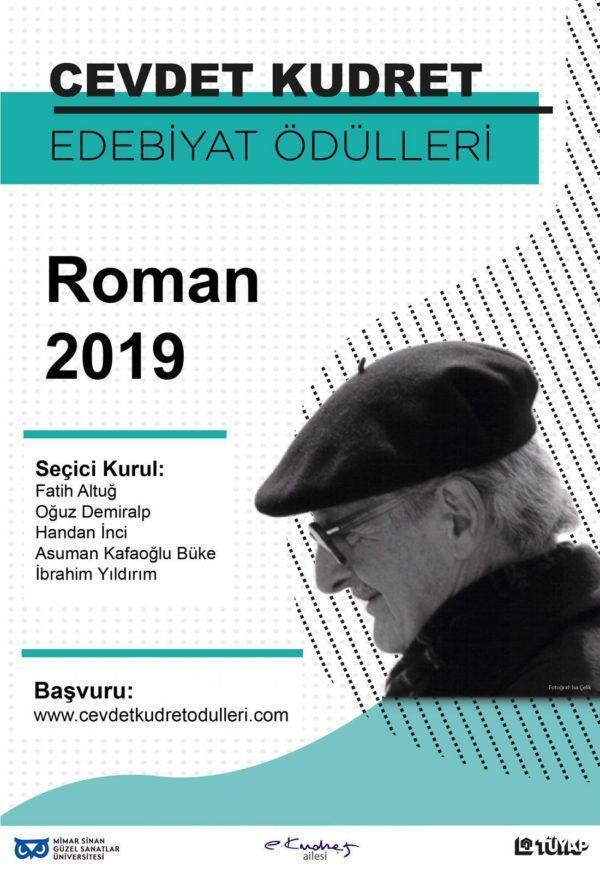 2019 Cevdet Kudret Ödülü roman dalında verilecek