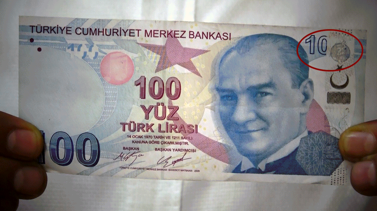 Sahte sandı, gerçek çıktı Üzerinde 10 yazıyor ama aslında 100 lira