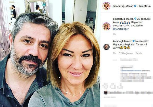 Tamer Karadağlı Pınar Altuğa sordu: Hayatında başka bir Tamer mi var