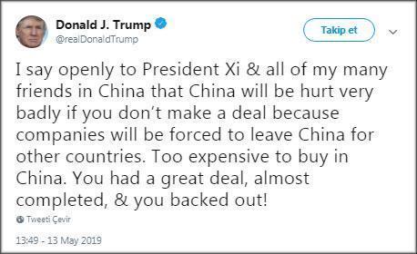 Son dakika... Trumptan Çine gözdağı