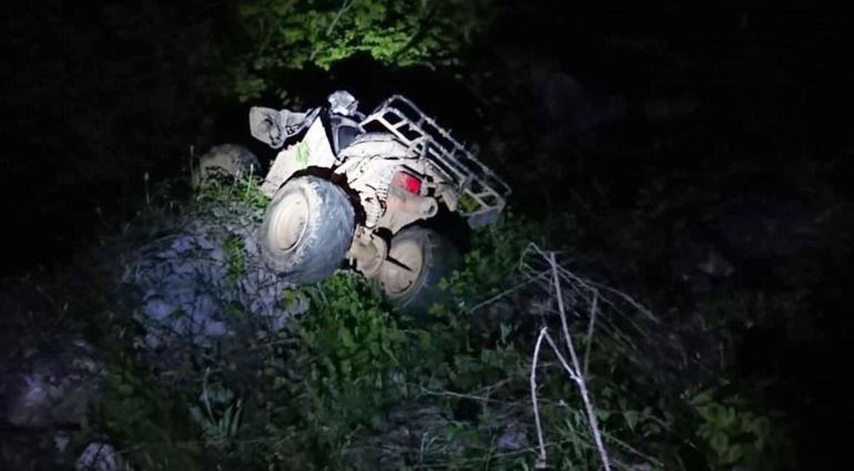 Bursada iki genç ATV ile 40 metrelik uçuruma yuvarlandı: 1 ölü, 1 yaralı