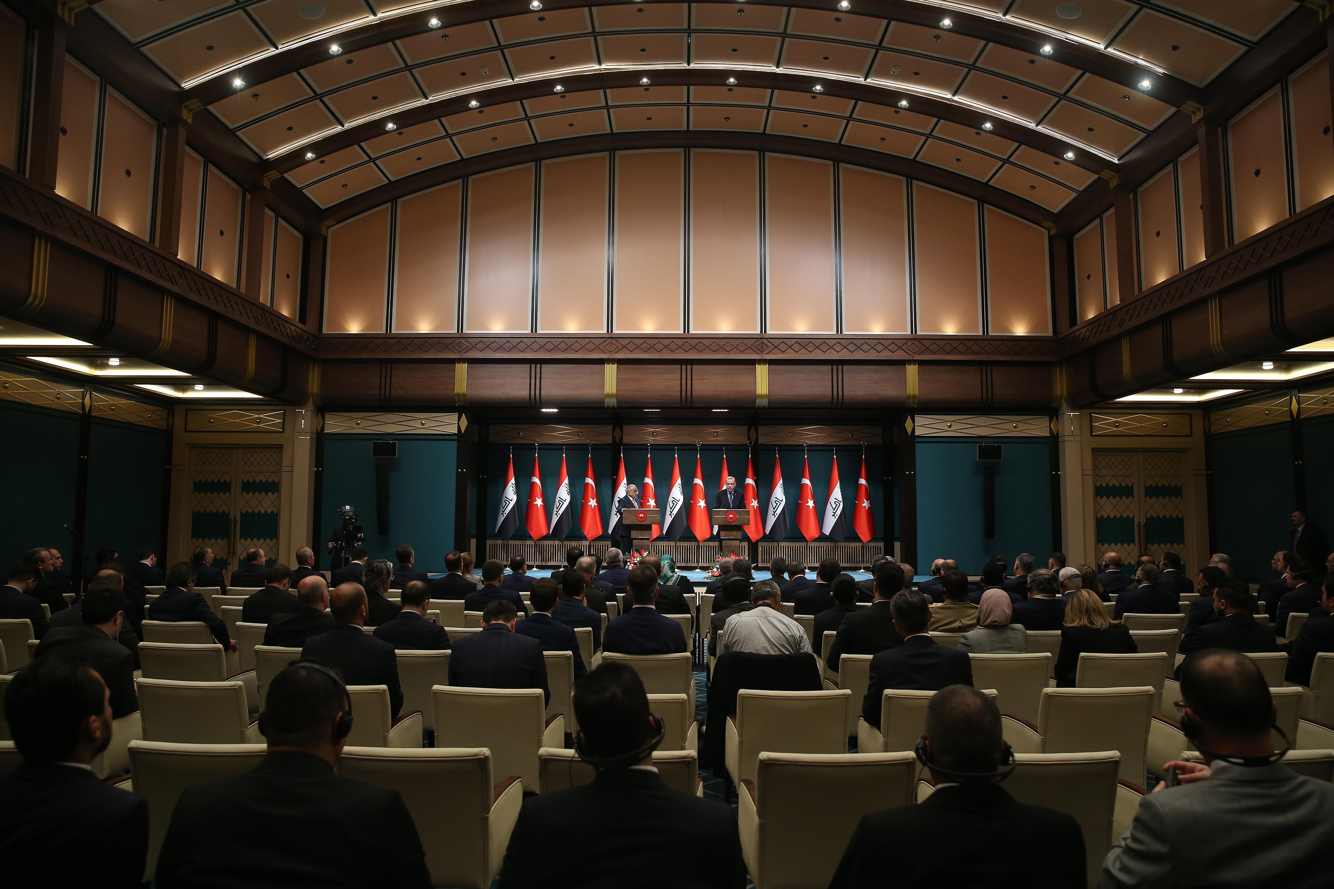 Cumhurbaşkanı Erdoğan: Irak ile askeri iş birliği anlaşmasının yapılmasının isabetli olacağına karar verdik