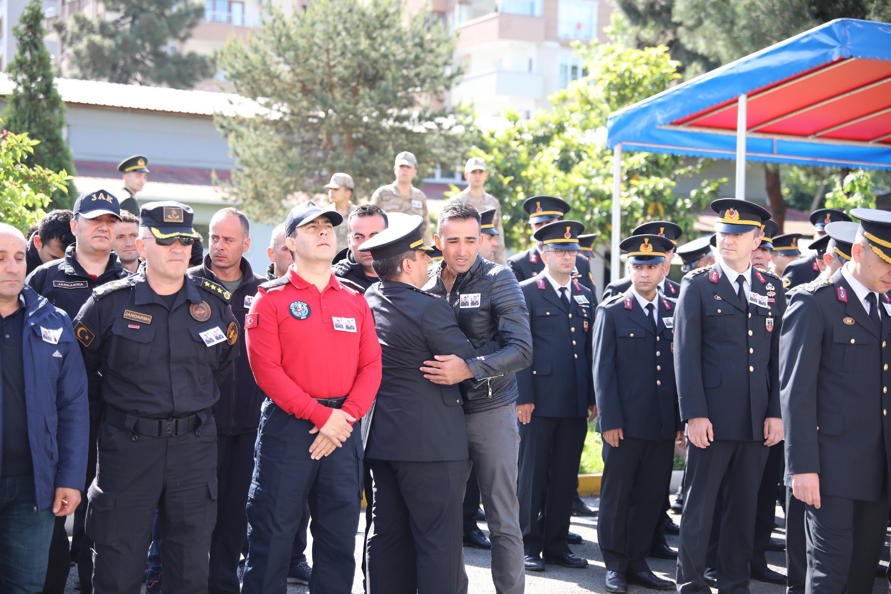 Trabzonda şehit askerler için hüzünlü tören
