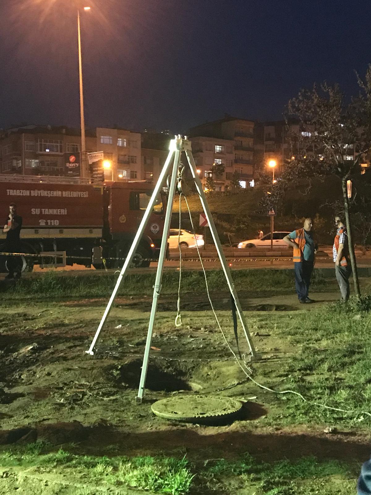 Trabzon’da kanalizasyonda akıntıya kapılarak kaybolan işçi ölü bulundu
