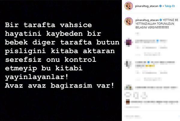 Pınar Altuğ isyan etti: Yettiniz be yettiniz
