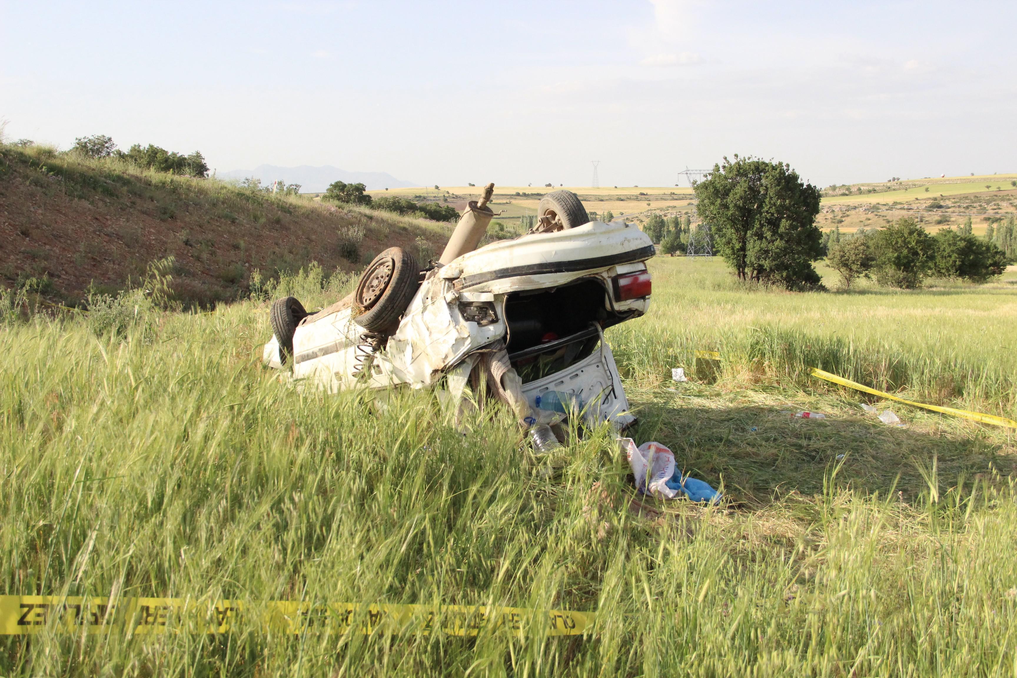 Karamanda feci kaza 1 kişi hayatını kaybetti
