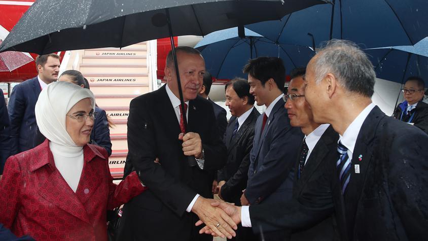 Cumhurbaşkanı Erdoğan Japonyaya geldi