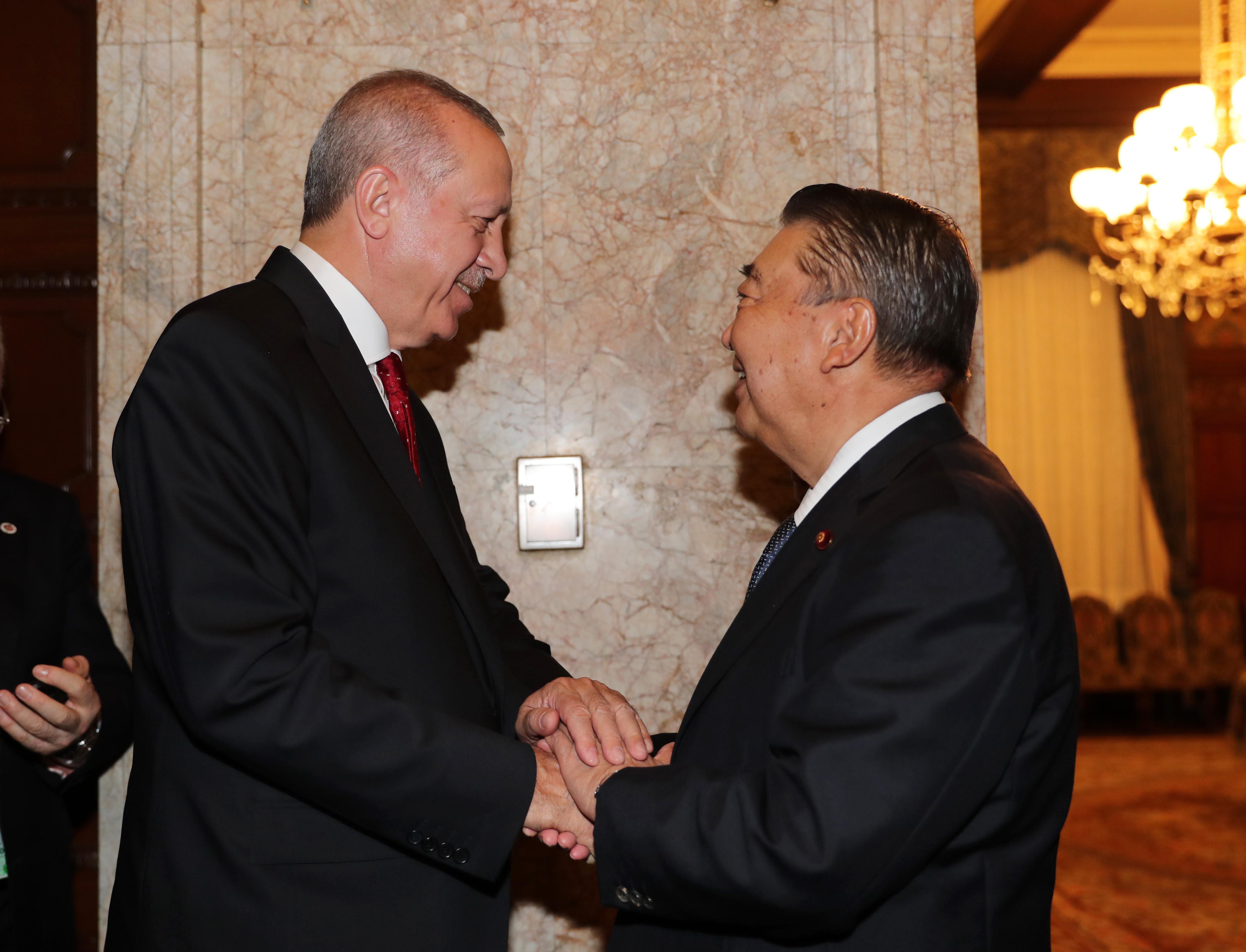 Cumhurbaşkanı Erdoğandan Japonyada önemli görüşmeler