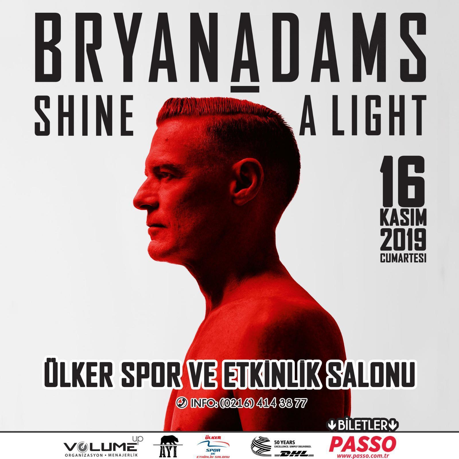 Bryan Adams 16 Kasımda İstanbulda konser verecek