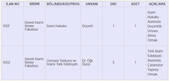 Kayseri Üniversitesi öğretim üyesi başvurusu nasıl yapılır