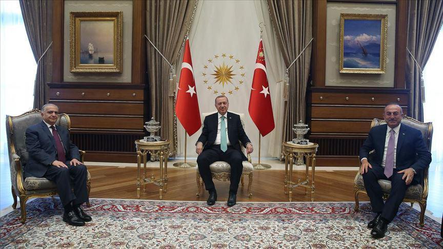 Cumhurbaşkanı Erdoğan, Irak heyetini kabul etti