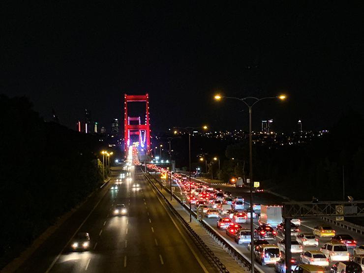 Fatih Sultan Mehmet Köprüsünün Anadolu istikameti trafiğe açıldı