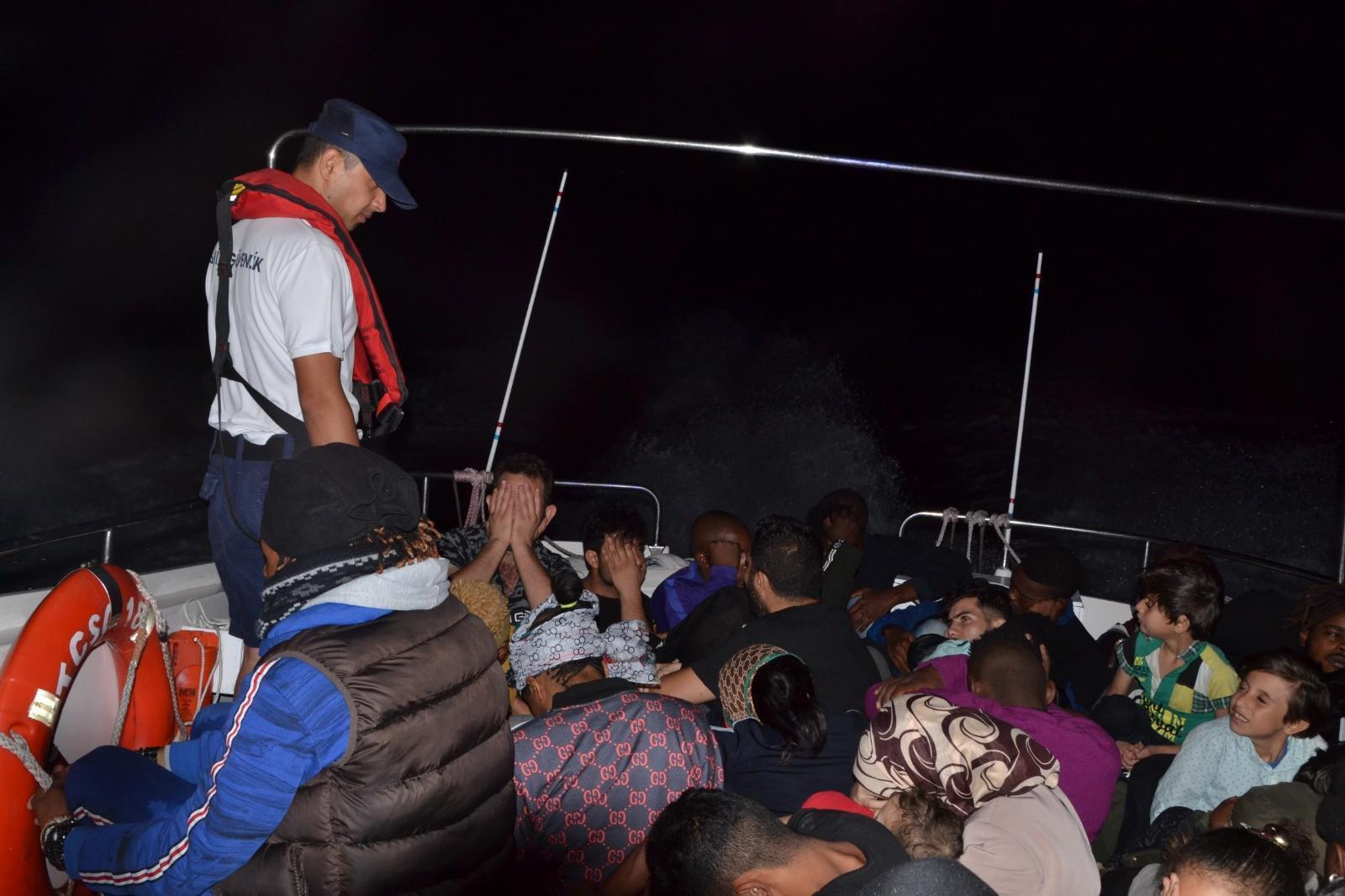 İzmirde 42 düzensiz göçmen yakalandı