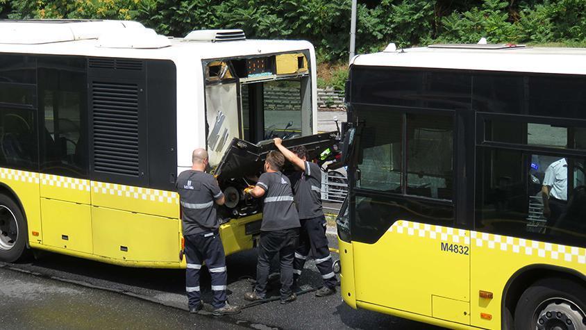 Son dakika: Üsküdarda metrobüs kazası