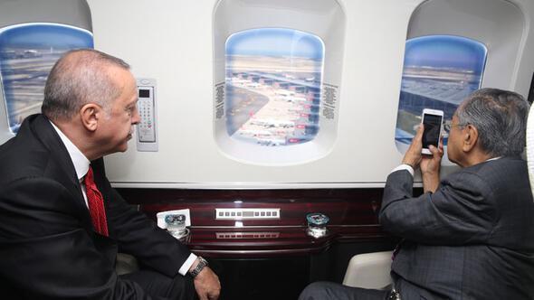 Erdoğan, Malezya Başbakanına İstanbulu havadan tanıttı
