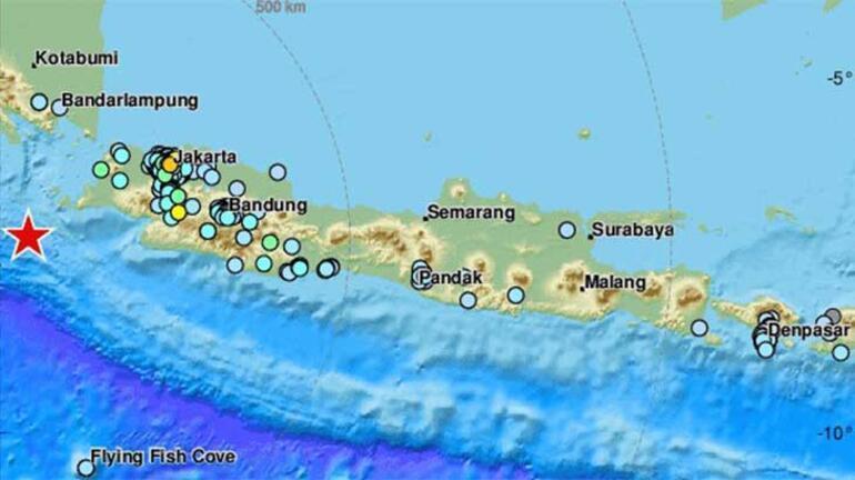 Son dakika... Endonezyada 6,8 büyüklüğünde deprem