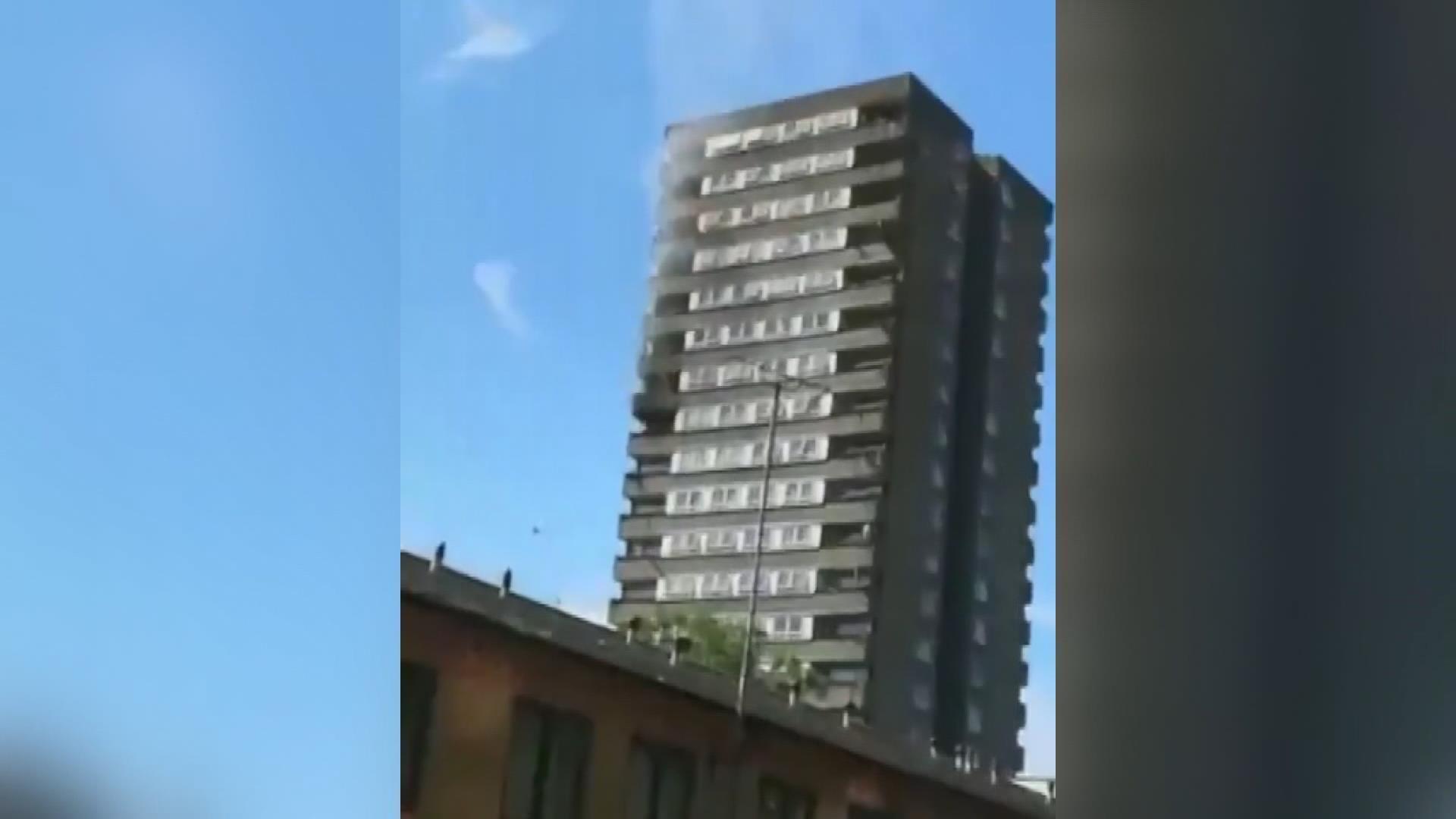 24 katlı apartmanda büyük panik