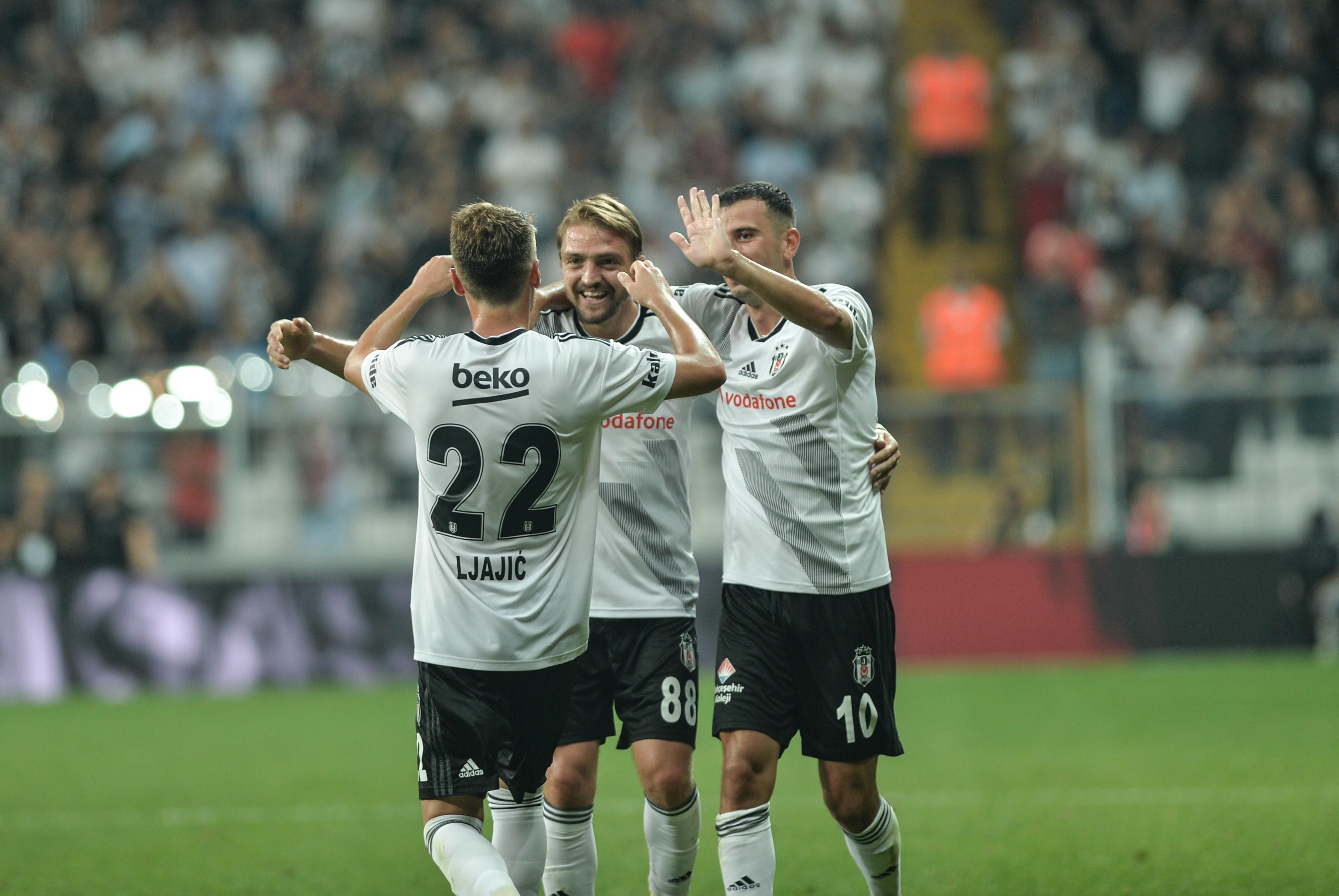 Beşiktaştan gollü galibiyet