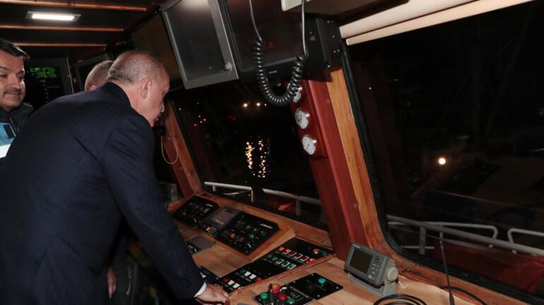 Cumhurbaşkanı Erdoğan telsizden balıkçılara seslendi