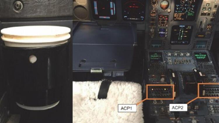 Pilot kontrol paneline kahve dökünce uçak Atlantikten geri döndü
