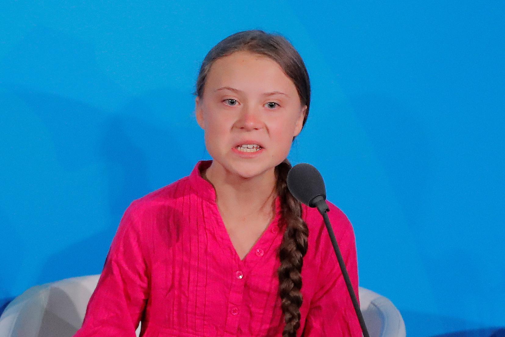 Greta Thunbergin bu bakışları çok şey anlatıyor