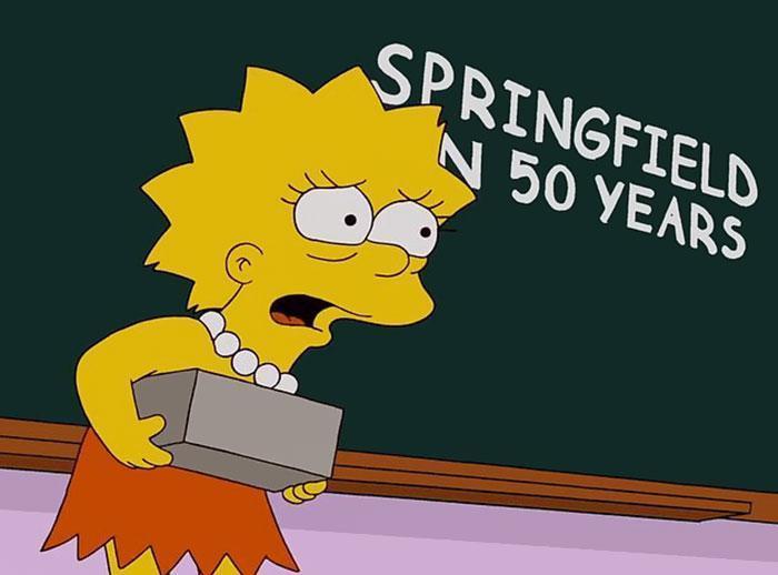 Simpsonlar Greta Thunbergi de önceden bilmiş
