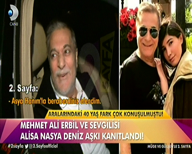 Mehmet Ali Erbil ve Alisa Nasya Deniz aşkı kanıtlandı