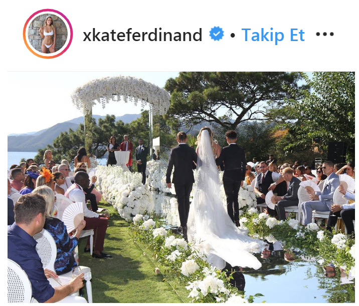 Efsane futbolcu Rio Ferdinand düğününü dünyayla paylaştı