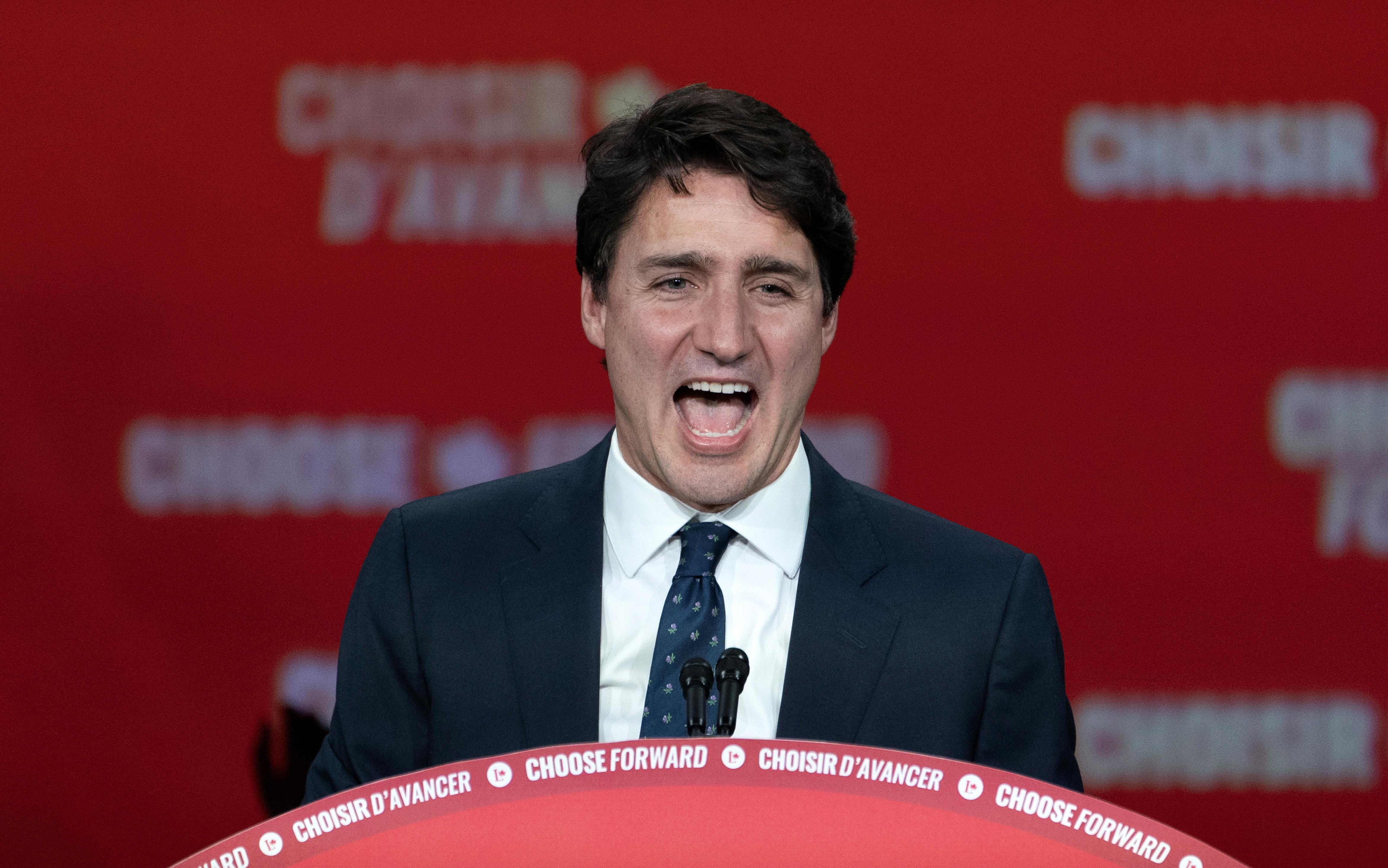 Kanada seçimlerinde Justin Trudeauya büyük şok