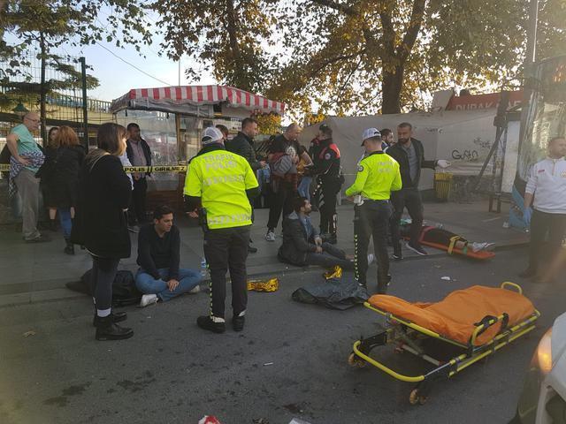 Beşiktaştaki kaza sonrası yeni görüntüler ortaya çıktı