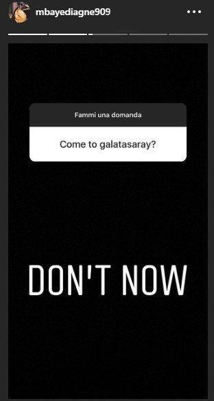 Diagne, Galatasaraya dönmeyeceğini açıkladı