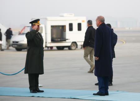 Cumhurbaşkanı Erdoğan ve heyeti Katara gitti