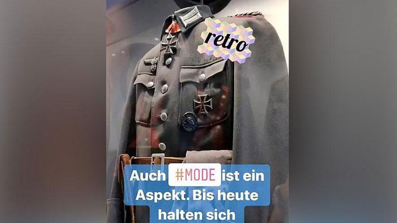 Skandal fotoğraf: Nazi askeri üniformasını retro moda olarak yayımlandı