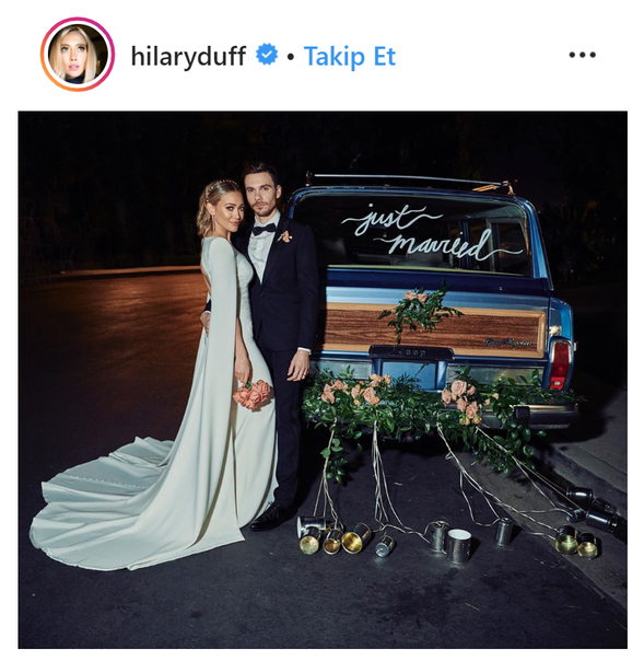 Hilary Dufftan kocasına ilk gece şakası
