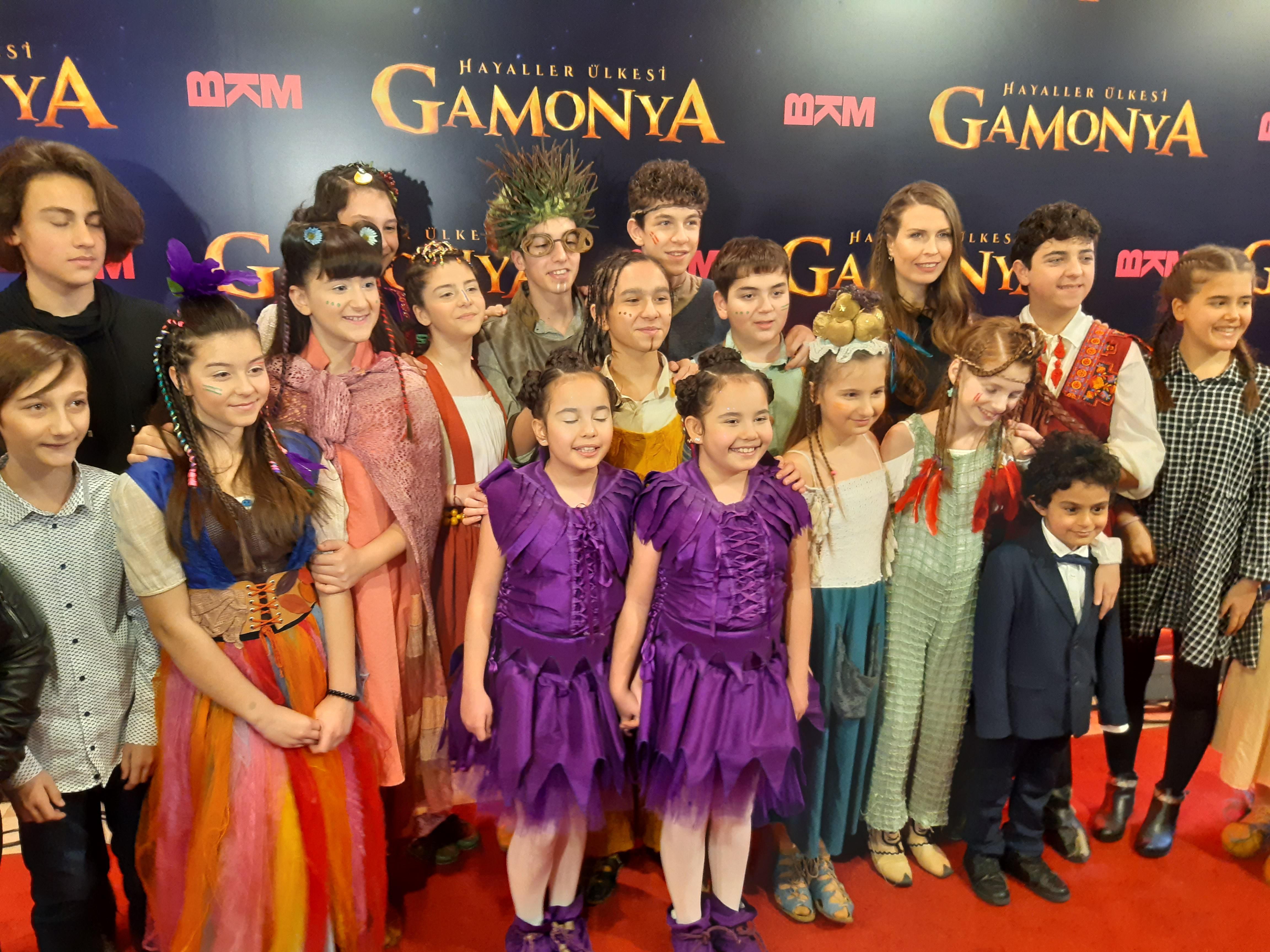 ‘Gamonya: Hayaller Ülkesi’ adlı çocuk filminin galası Beşiktaş’ta yapıldı