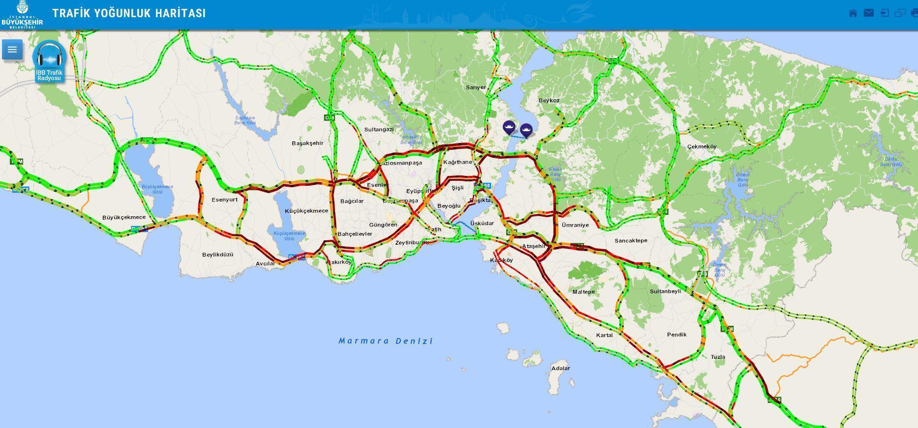 İstanbul’da yarıyıl tatili ve olumsuz hava trafiği kilitledi