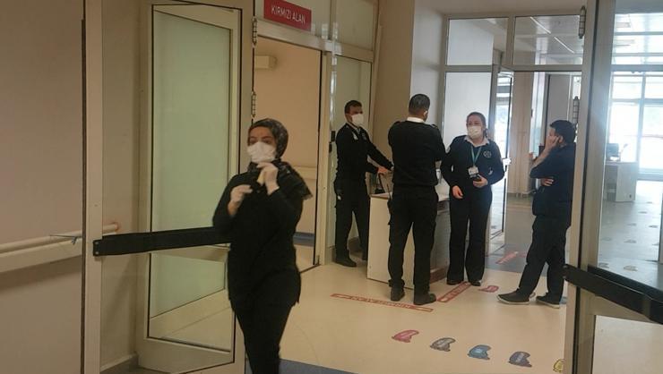 Beylikdüzü Devlet Hastanesinde şüpheli bir hasta izole odaya alındı