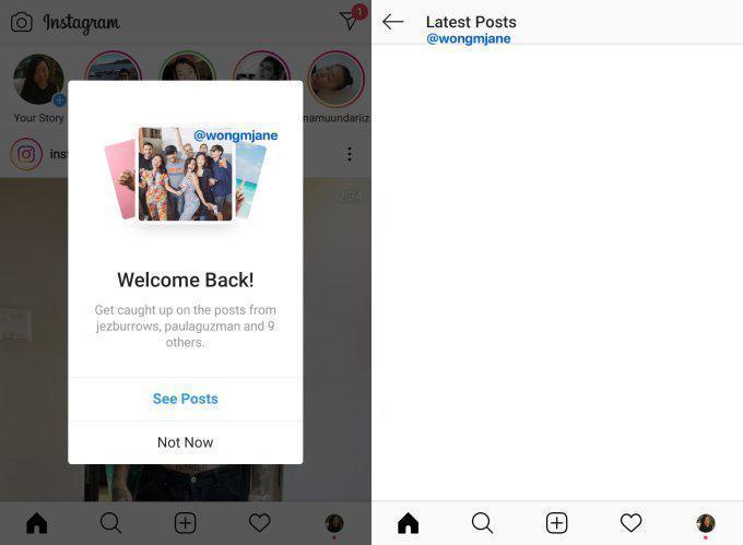 Instagram’ın yeni özelliği Son Gönderiler