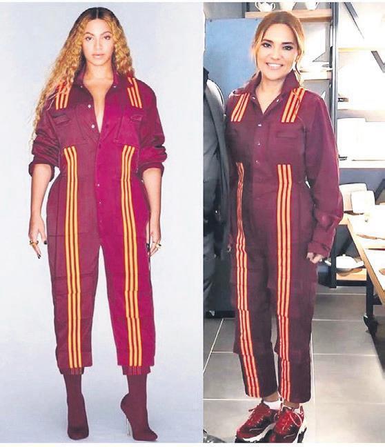 Demet Akalın Beyoncenin tulumunu giydi