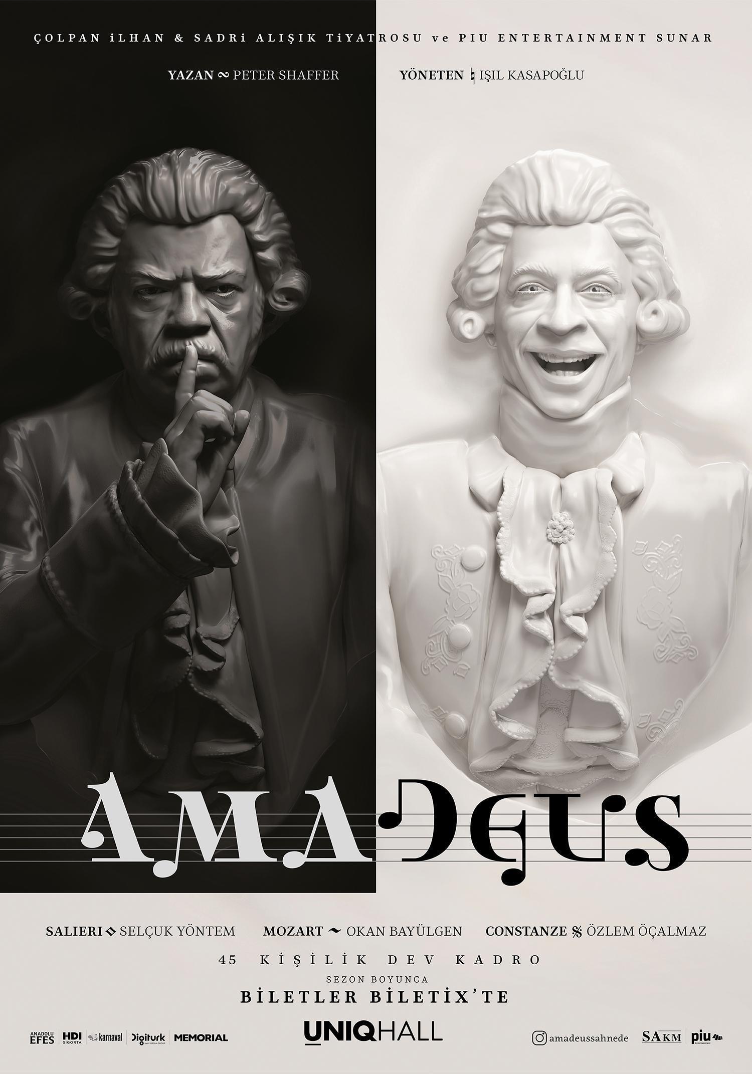 Kapalı gişe sahnelenen Amadeus oyunu rekora koşuyor