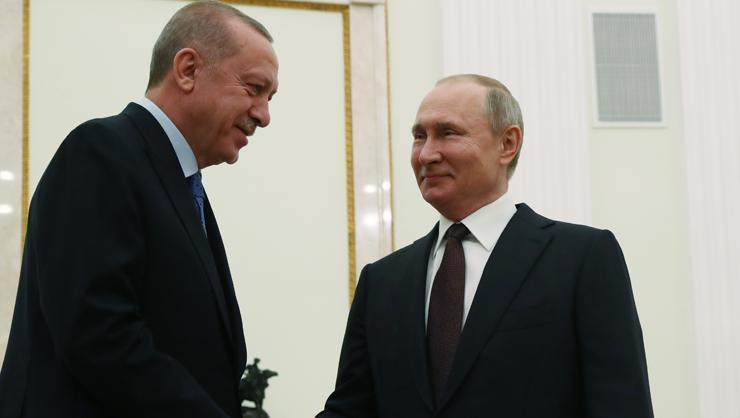 Erdoğan - Putin görüşmesi sona erdi İşte ilk açıklamalar