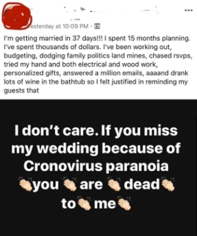 Bencil gelin: Koronavirüs yüzünden düğünüme gelmeyenler benim için öldü