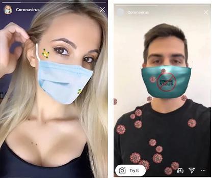 Instagram, koronavirüs ile ilgili tüm filtreleri yasakladı