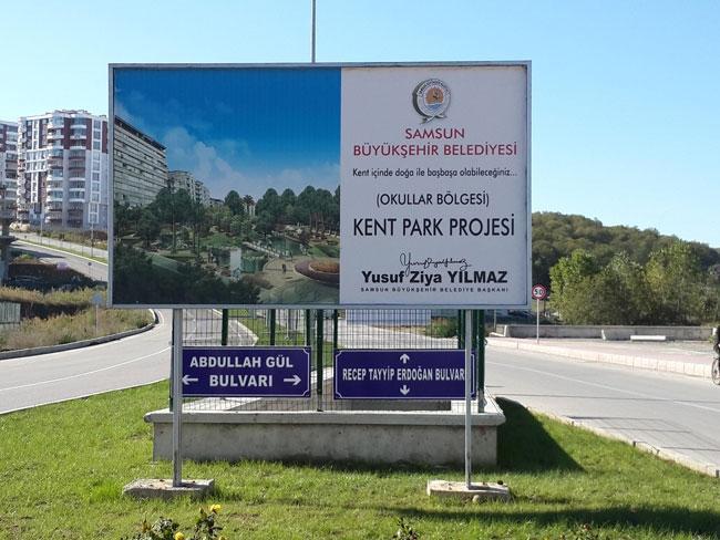 Samsunda bulvar isimleri değişti, Gül ve Erdoğan oldu